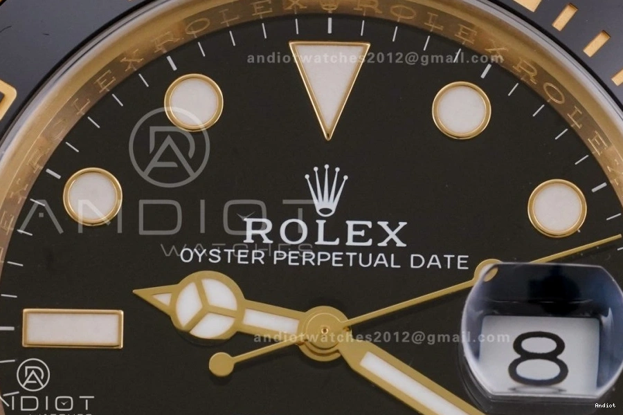 Bracelet On LN Best 1:1 Dial Black YG Submariner Edition 126618 YG SH3235 Clean 0407